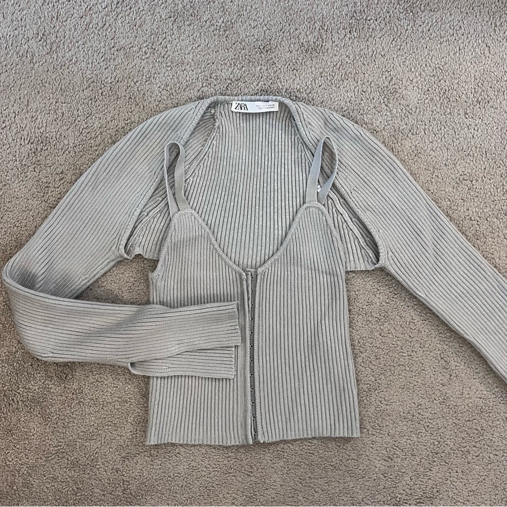 ZARA GREY TWO PIECE SET